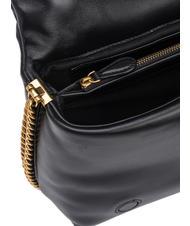 PINKO LOVE CLICK PUFF CLASSIC Borsa a tracolla in pelle nero limousine block color - Borse Donna - 6
