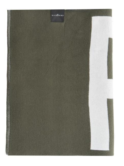 ZAMIG Sciarpa maxi logo green mil. - Sciarpe