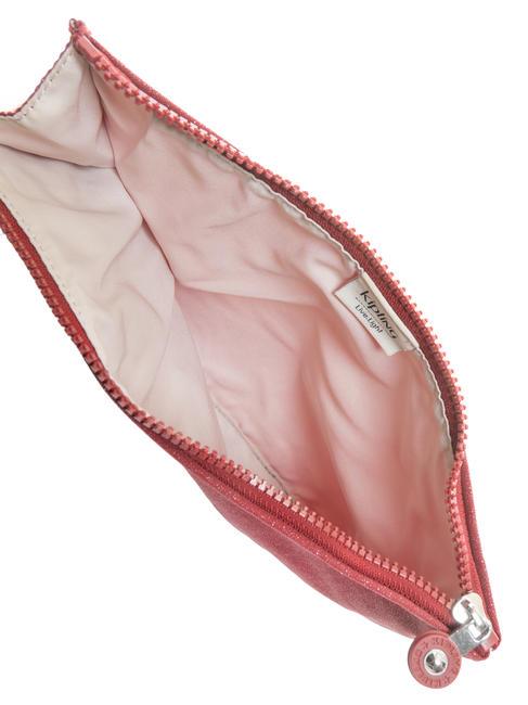 IAKA L WRISTLET Trio pochette con polsierina glitter carmine - Borse Donna