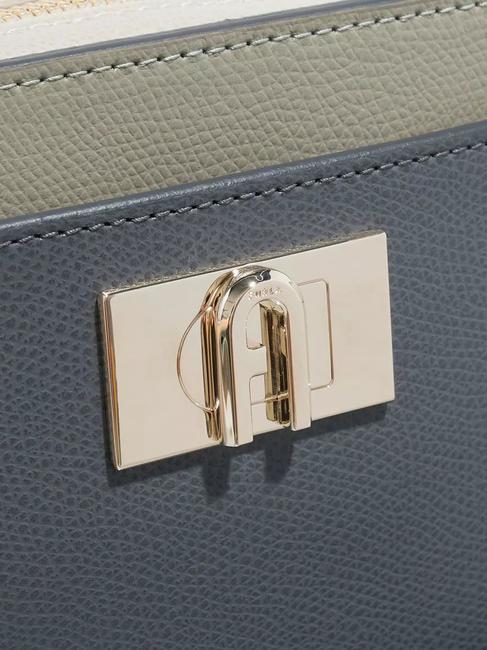 1927 Mini bag in pelle soil/marmo c/perla e - Borse Donna