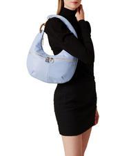 BORBONESE INFINITE Sacca a spalla, in pelle topazio/op naturale - Borse Donna - 4