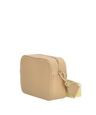 COCCINELLE TEBE Borsa a tracolla in pelle martellata fresh beige - Borse Donna - 2