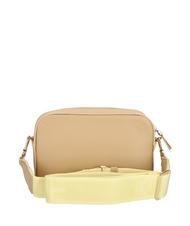 COCCINELLE TEBE Borsa a tracolla in pelle martellata fresh beige - Borse Donna - 3