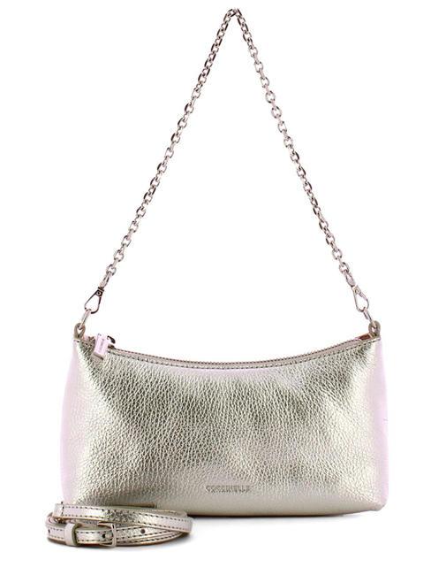 CAMPIONARIO - AURA  Mini Bag a spalla, in pelle SILVER - Borse Donna