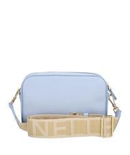 COCCINELLE TEBE Borsa a tracolla in pelle martellata mist blue - Borse Donna - 3
