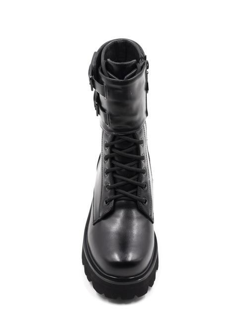 BUCKLE Stivaletti anfibi con fibbie nero - Scarpe Donna