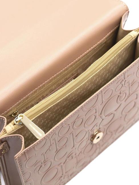 RUBINO Borsa a tracolla con flap cipria - Borse Donna