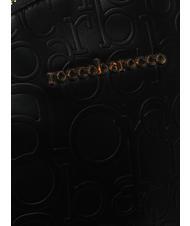 ROCCOBAROCCO RUBINO Zaino logo a rilievo nero - Borse Donna - 4