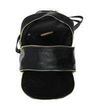 ROCCOBAROCCO RUBINO Zaino logo a rilievo nero - Borse Donna - 5