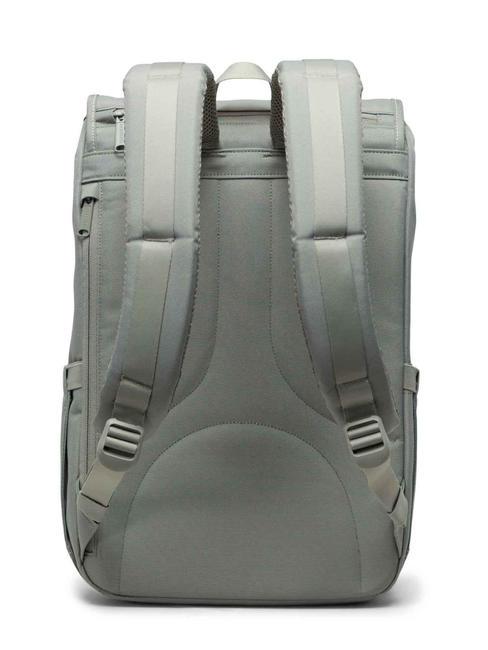 LITTLE AMERICA MID Zaino porta PC 15,6" seagrass/white stitch - Zaini Scuola & Tempo Libero