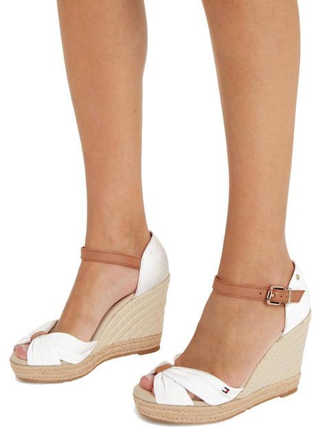 BASIC Sandali espadrillas alti open toe ecru - Scarpe Donna