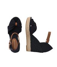 TOMMY HILFIGER BASIC Sandali espadrillas alti open toe space blue - Scarpe Donna - 4