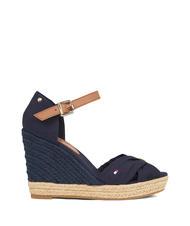 TOMMY HILFIGER BASIC Sandali espadrillas alti open toe space blue - Scarpe Donna - 2