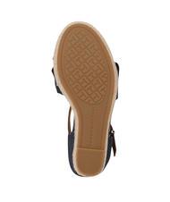 TOMMY HILFIGER BASIC Sandali espadrillas alti open toe space blue - Scarpe Donna - 5