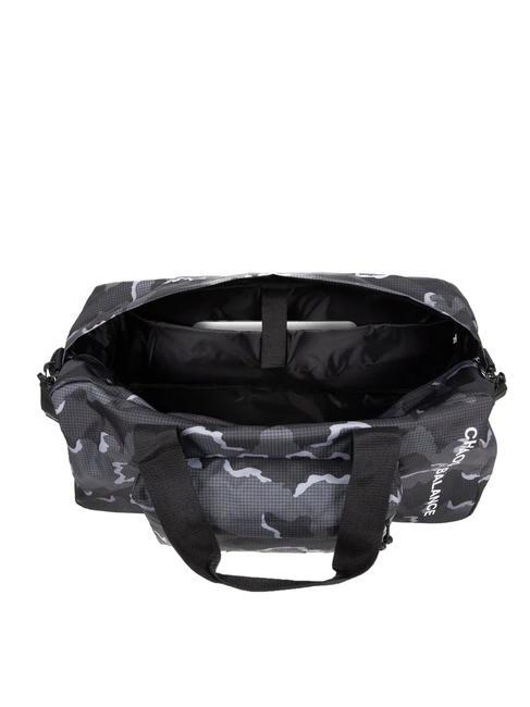 UNDERCOVER STAND+ Borsone grande con tracolla uc black camo - Borsoni
