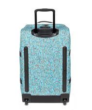 EASTPAK TRANVERZ M Trolley medio wally pattern blue - Trolley Semirigidi - 3