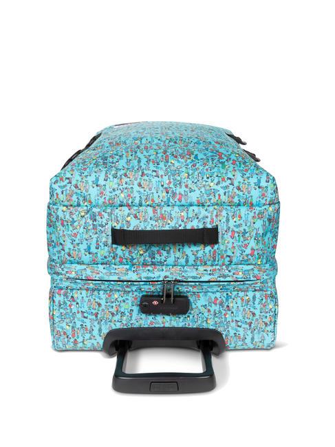 TRANVERZ M Trolley medio wally pattern blue - Trolley Semirigidi