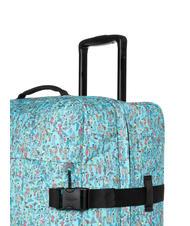 EASTPAK TRANVERZ M Trolley medio wally pattern blue - Trolley Semirigidi - 5