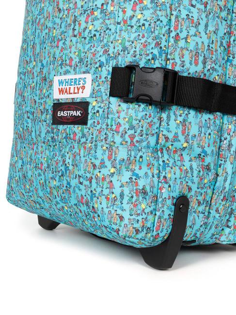 TRANVERZ M Trolley medio wally pattern blue - Trolley Semirigidi