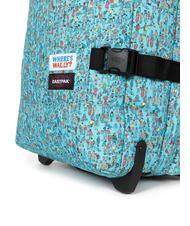 EASTPAK TRANVERZ M Trolley medio wally pattern blue - Trolley Semirigidi - 6