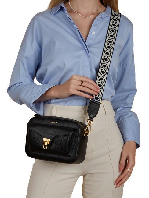 BEAT SOFT RIBB Borsa in pelle a tracolla Nero - Borse Donna