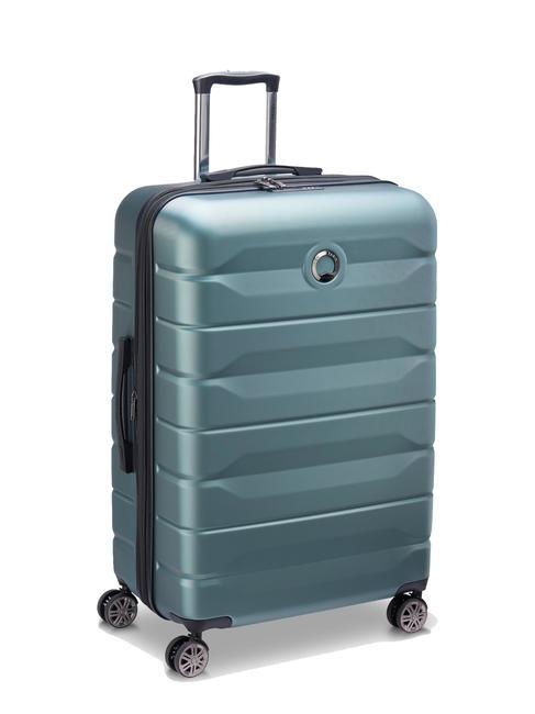 AIR ARMOUR Trolley Misura Grande, espandibile verde - Trolley Rigidi