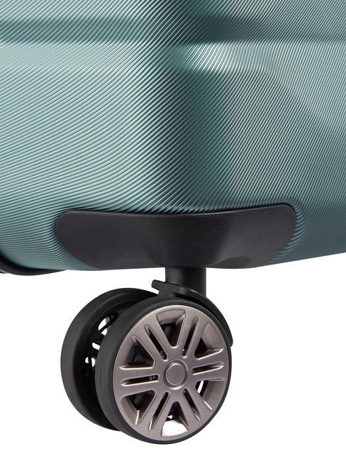 AIR ARMOUR Trolley Misura Grande, espandibile verde - Trolley Rigidi