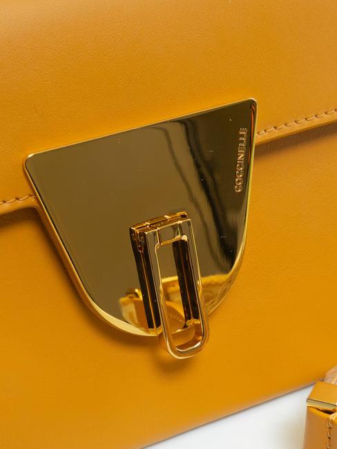 NICO SELLERIA Borsa in pelle a spalla con tracolla resina - Borse Donna