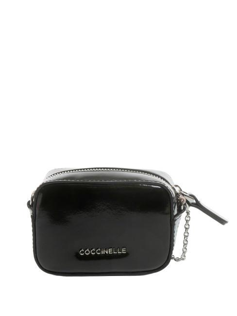 BEAT SHINY CALF Borsa micro in pelle spazzolata Nero - Borse Donna