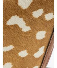 COCCINELLE JOSEPHINE PONY Borsa in pelle inserto stile cavallino mul.brule/brule - Borse Donna - 3