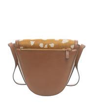 COCCINELLE JOSEPHINE PONY Borsa in pelle inserto stile cavallino mul.brule/brule - Borse Donna - 4