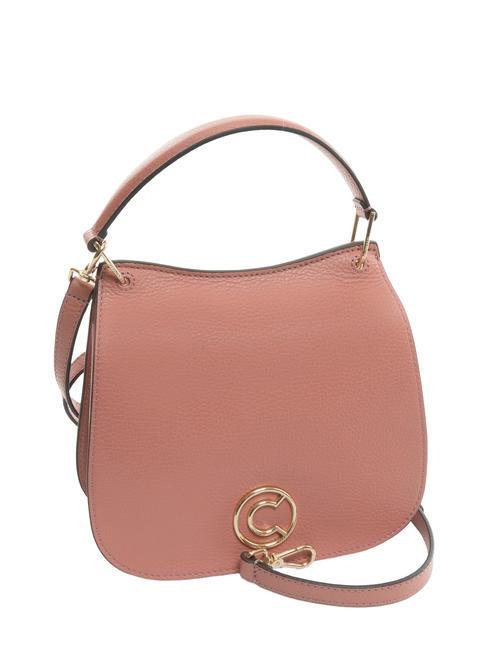 LEILANI Borsa a mano piccola in pelle con tracolla camelia - Borse Donna
