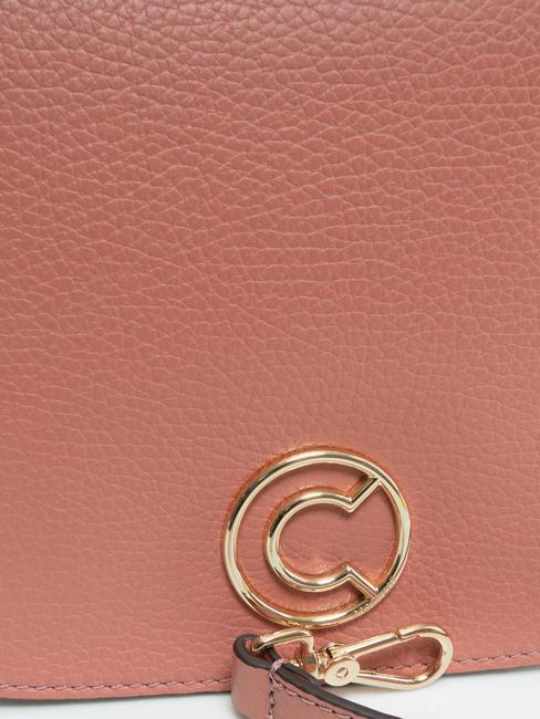 LEILANI Borsa a mano piccola in pelle con tracolla camelia - Borse Donna