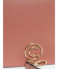 COCCINELLE LEILANI Borsa a mano piccola in pelle con tracolla camelia - Borse Donna - 5