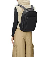 RAINS BOOK DAYPACK  Zaino impermeabile black - Zaini Scuola & Tempo Libero - 4