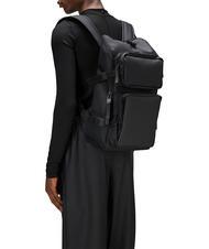 RAINS TRAIL CARGO BACKPACK Zaino porta PC 13" black - Zaini Scuola & Tempo Libero - 4
