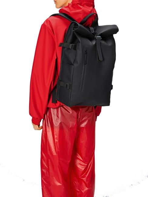 ROLLTOP RUCKSACK Zaino black - Zaini Scuola & Tempo Libero