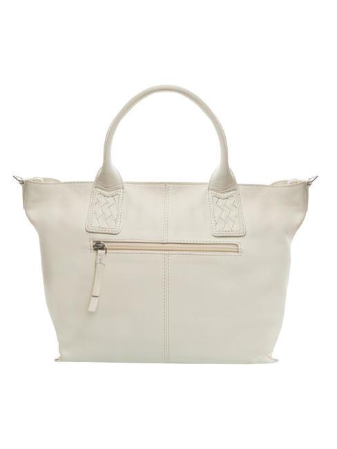 FLORA Shopper a mano, con tracolla bianco avorio - Borse Donna