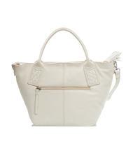 TOSCA BLU FLORA Shopper a mano, con tracolla bianco avorio - Borse Donna - 4