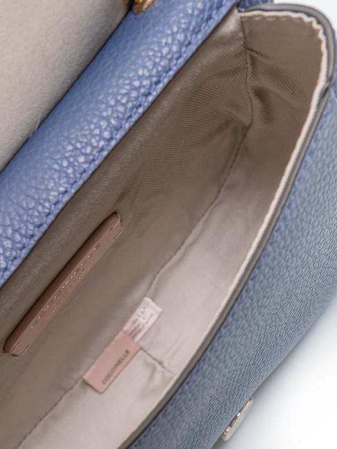 LEILANI Borsa a mano piccola in pelle con tracolla mirtillo - Borse Donna