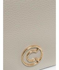 COCCINELLE LEILANI Borsa a mano piccola in pelle con tracolla gelso - Borse Donna - 5