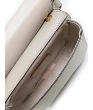 COCCINELLE LEILANI Borsa a mano piccola in pelle con tracolla gelso - Borse Donna - 6