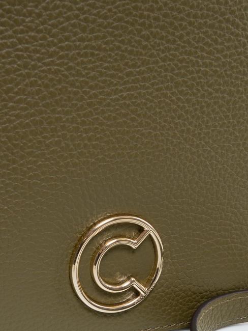 LEILANI Borsa a mano piccola in pelle con tracolla loden - Borse Donna