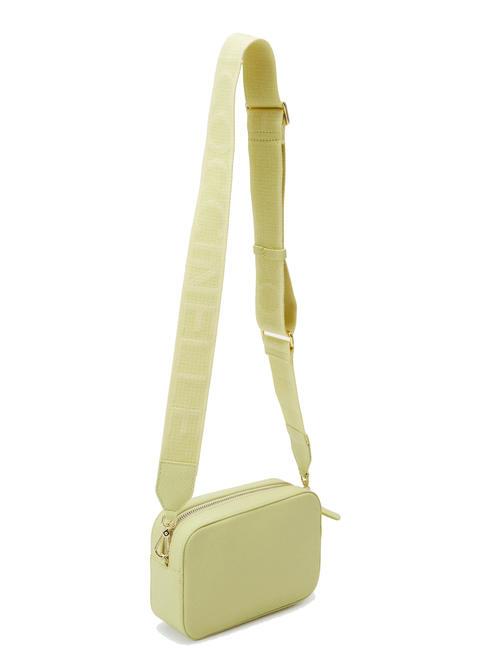 TEBE Borsa a tracolla in pelle martellata lime wash - Borse Donna