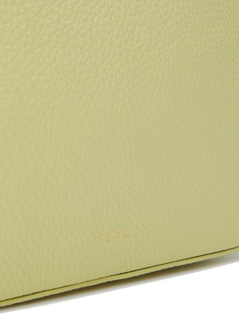 TEBE Borsa a tracolla in pelle martellata lime wash - Borse Donna