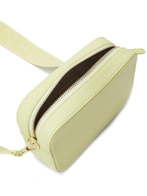 TEBE Borsa a tracolla in pelle martellata lime wash - Borse Donna