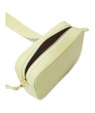 COCCINELLE TEBE Borsa a tracolla in pelle martellata lime wash - Borse Donna - 4