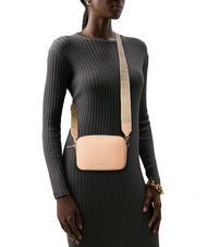 COCCINELLE TEBE Borsa a tracolla in pelle martellata sunrise - Borse Donna - 6