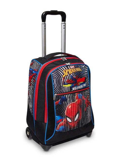 THE GREATEST HERO Zaino trolley 2 ruote Nero - Zaini con carrello