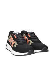 ARMANI EXCHANGE DUSSELDORF Sneakers Uomo black+wood+orange - Scarpe Uomo - 2